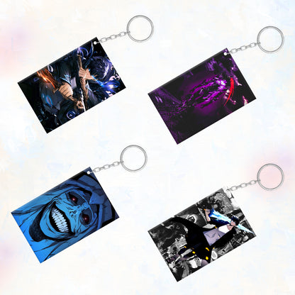 Solo Leveling Anime Unique Style 4 pcs Combo Keychain